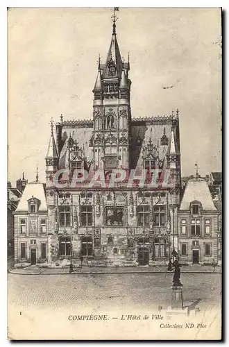 Cartes postales Compiegne l'Hotel de Ville