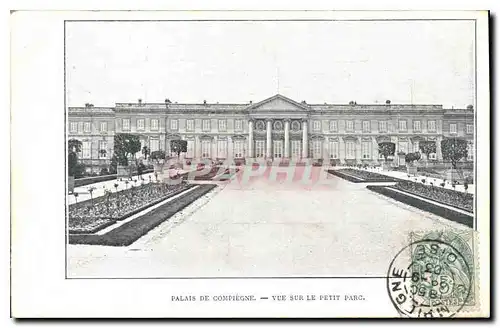 Ansichtskarte AK Palais de Compiegne Vue sur le Petit Parc