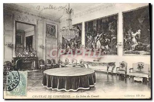 Ansichtskarte AK Chateau de Compiegne Le Salon du Conseil