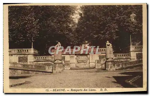 Cartes postales Beaune Remparts des Lions