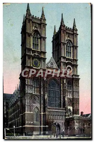 Cartes postales London Westminster Abbey West Front