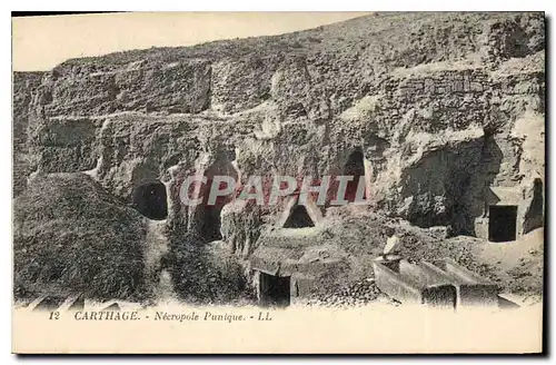 Cartes postales Carthage Necropole Punique