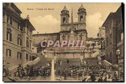 Cartes postales Roma Trinita dei Monti