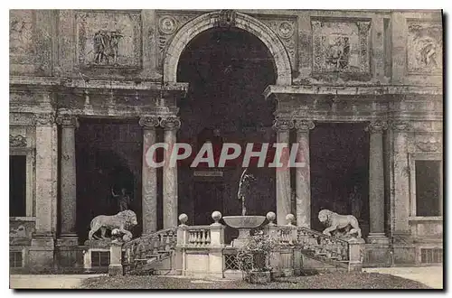 Ansichtskarte AK Roma Villa Medici Accademia di Francia Loggia sul Giardino Lion