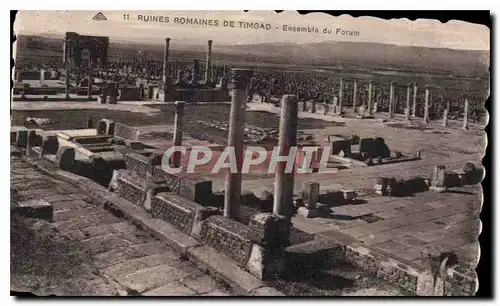 Cartes postales Ruines Romaines de Timgad Ensemble du Forum