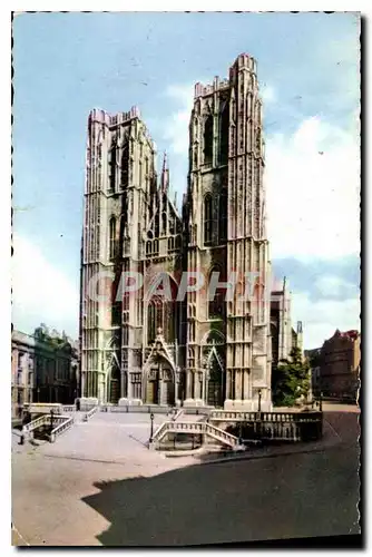 Cartes postales Bruxelles Colleatale Sainte Gudule