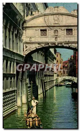 Ansichtskarte AK Venezia Le Pont des Sospiri