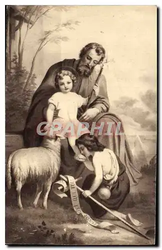 Cartes postales Christ Mouton