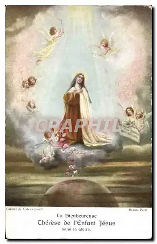 Cartes postales La Bienheureuse Cherese de l'Enfant Jesus dans la gloire