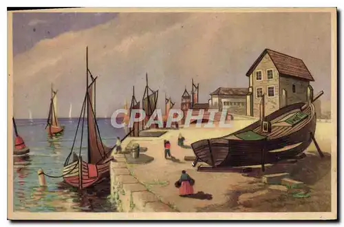 Cartes postales Bateaux de peche