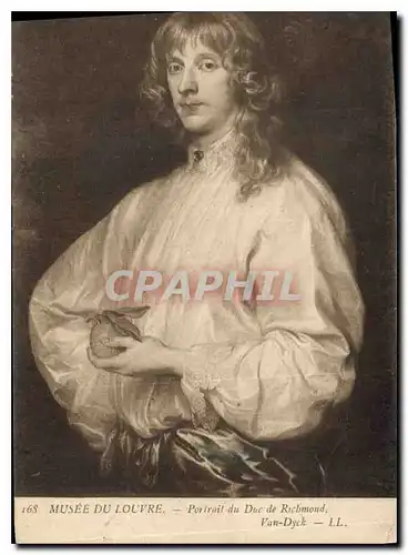 Cartes postales Musee de Louvre Portrait de Duc de Richmond  Van Dyck