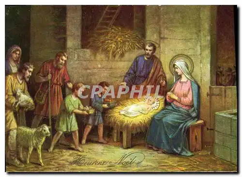 Cartes postales Noel Christ