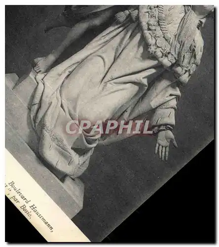 Cartes postales Boulevard Haussmann par Basio Paris Chapelle expiatoire Apotheose de louis XVI