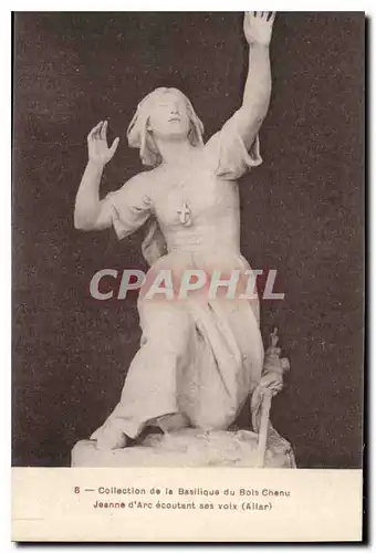 Ansichtskarte AK Collection de la Basilique du Bois Chenu Jeanne d'Arc ecoutant ses voix Allar