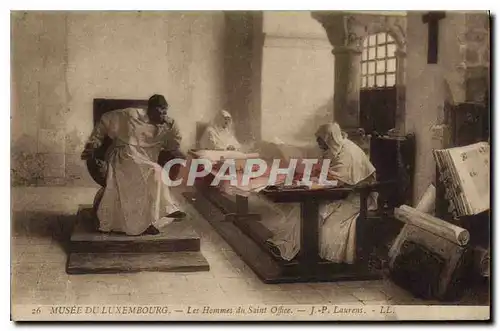 Cartes postales Musee du Luxembourg Les Hommes du Saint Office