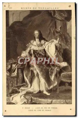 Cartes postales Musee de Versailles Rigaud Louis Roi de France