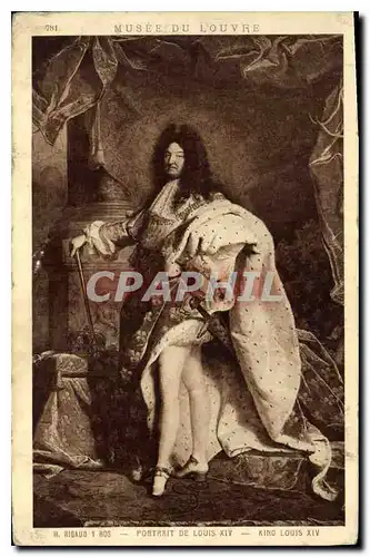 Cartes postales Musee de Louvre Portrait de Louis XIV