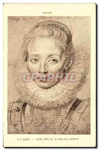 Cartes postales Vienne Rubens Jeune Dame de la Cour de l'Infante