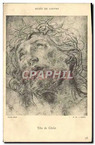 Cartes postales Musee du Louvre Tete de Christ