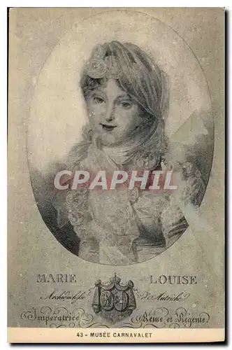 Cartes postales Musee Carnavalet Marie Louise