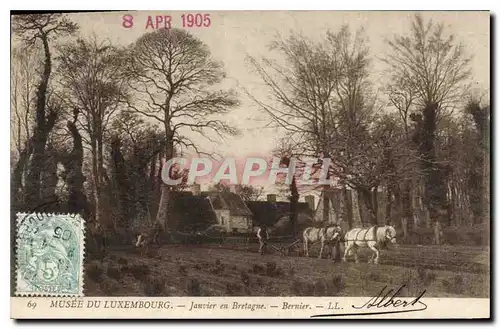 Cartes postales Musee du Luxembourg Janvier en Bretagne Bernier