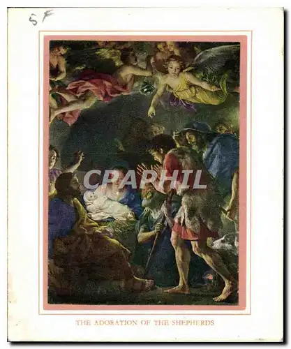Cartes postales The Adoration of the Shepherds