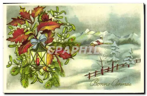 Cartes postales Bonne Annee Fleurs