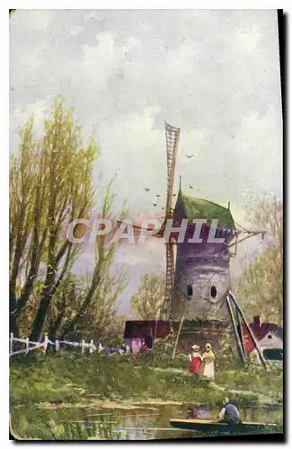 Cartes postales Moulin a vent