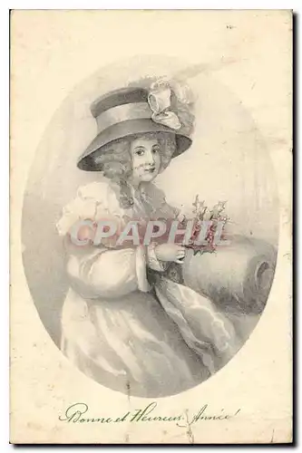 Cartes postales Bonne et Heureuse Annee Femme