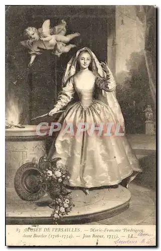 Cartes postales Musee de Versailles Marie Francoise Perdrigeon dame Boucher