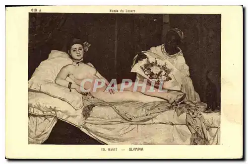 Cartes postales Manet Olympia