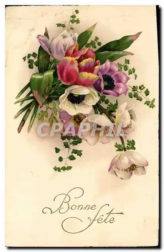 Cartes postales Bonne Fete Fleurs