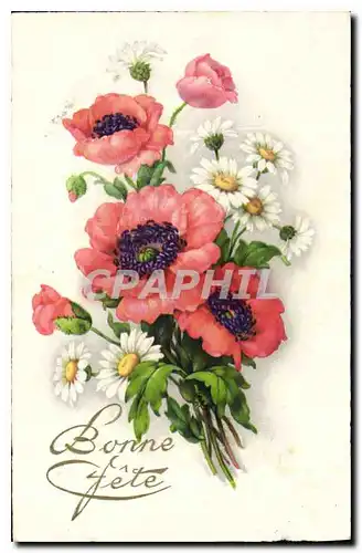 Cartes postales Bonne Fete Fleurs