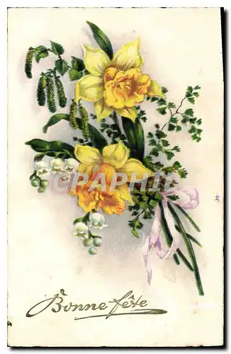 Cartes postales Bonne Fete Fleurs