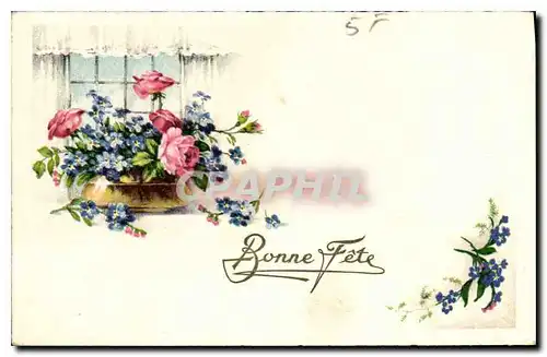 Cartes postales Bonne Fete Fleurs