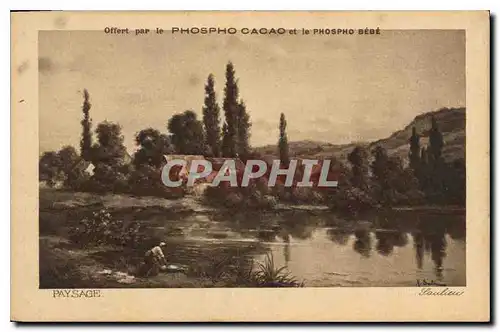 Cartes postales Offert par le Phospho Cacao et le Phospho Bebe Paysage