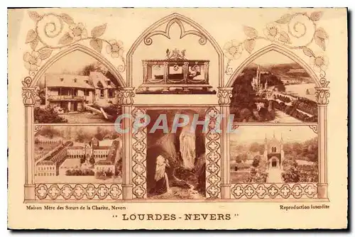 Cartes postales Maison Mere des Soeurs de la Charite Nevers Lourdes Nevers