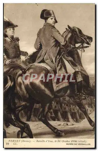 Ansichtskarte AK Vernet Horace Bataille d'lena Musee de Versailles Napoleon 1er