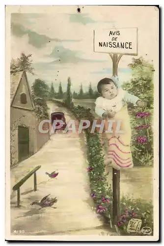 Cartes postales Avis de Naissance  Enfant