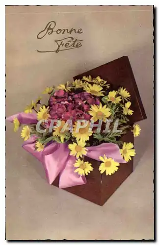 Cartes postales Bonne Fete Fleurs