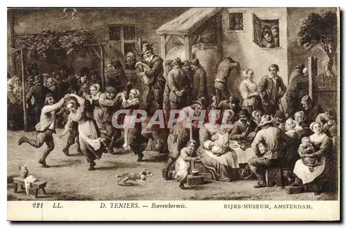 Cartes postales Teniers Boerenkermis