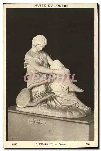 Cartes postales Musee du Louvre J Pradier Sapho