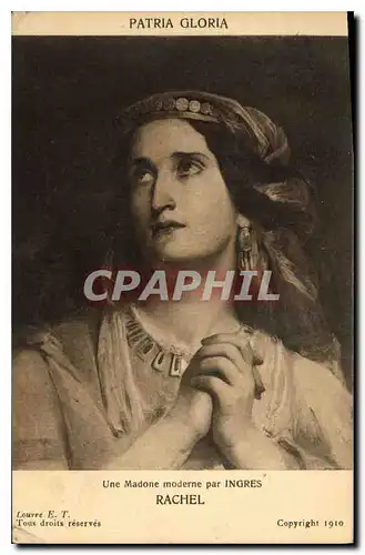 Cartes postales Patria Gloria Une Madone Moderne par Ingres Rachel