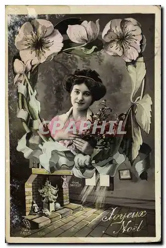 Cartes postales Joyeux Noel Femme