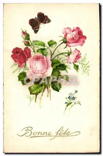 Cartes postales Bonne Fete Fleurs