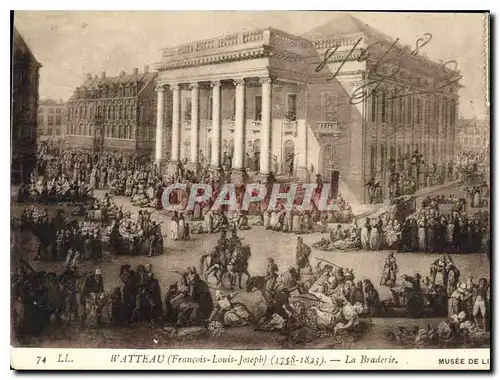 Cartes postales Watteau Francois Louis Joseph La Braderie