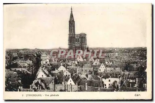 Cartes postales Strasbourg Vue generale