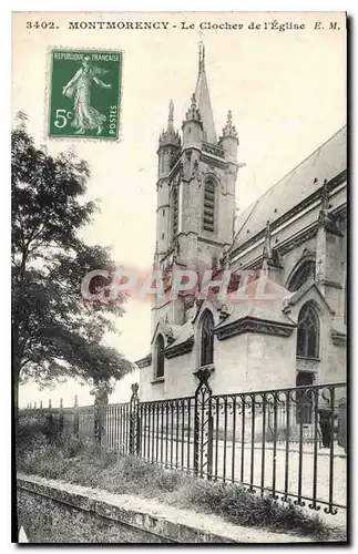 Cartes postales Montmorency Le Clocher de l'Eglise