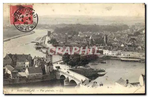 Cartes postales Montereau Vue generale