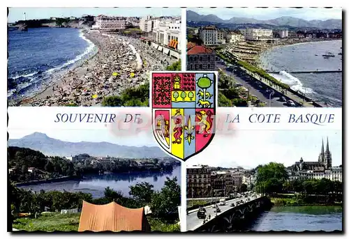 Cartes postales Souvenir de La Cote Basque